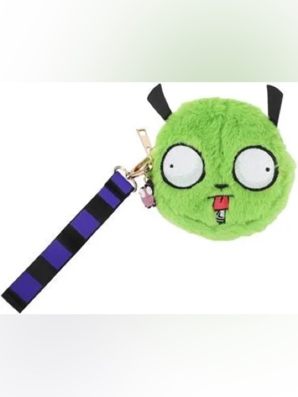 GIR Coin Pouch Bag Keychain Purse Wallet Y2K 2000s Scene Emo - Invader Zim